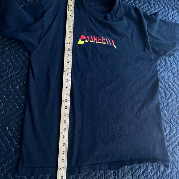Esskeetit Shirt Mens Medium Black Streetwear Short‎ Sleeve - Picture 6 of 7